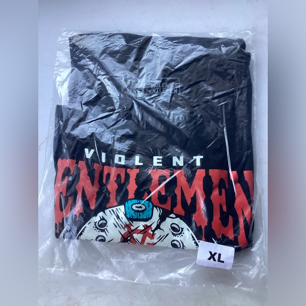 New Violent Gentlemen Camp Crystal Lake Jason Mask T Shirt XL